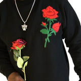 Black Crewneck Sweatsuit