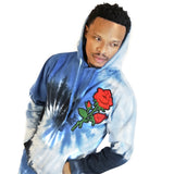 Blue Dye Hooded Sweatsuit