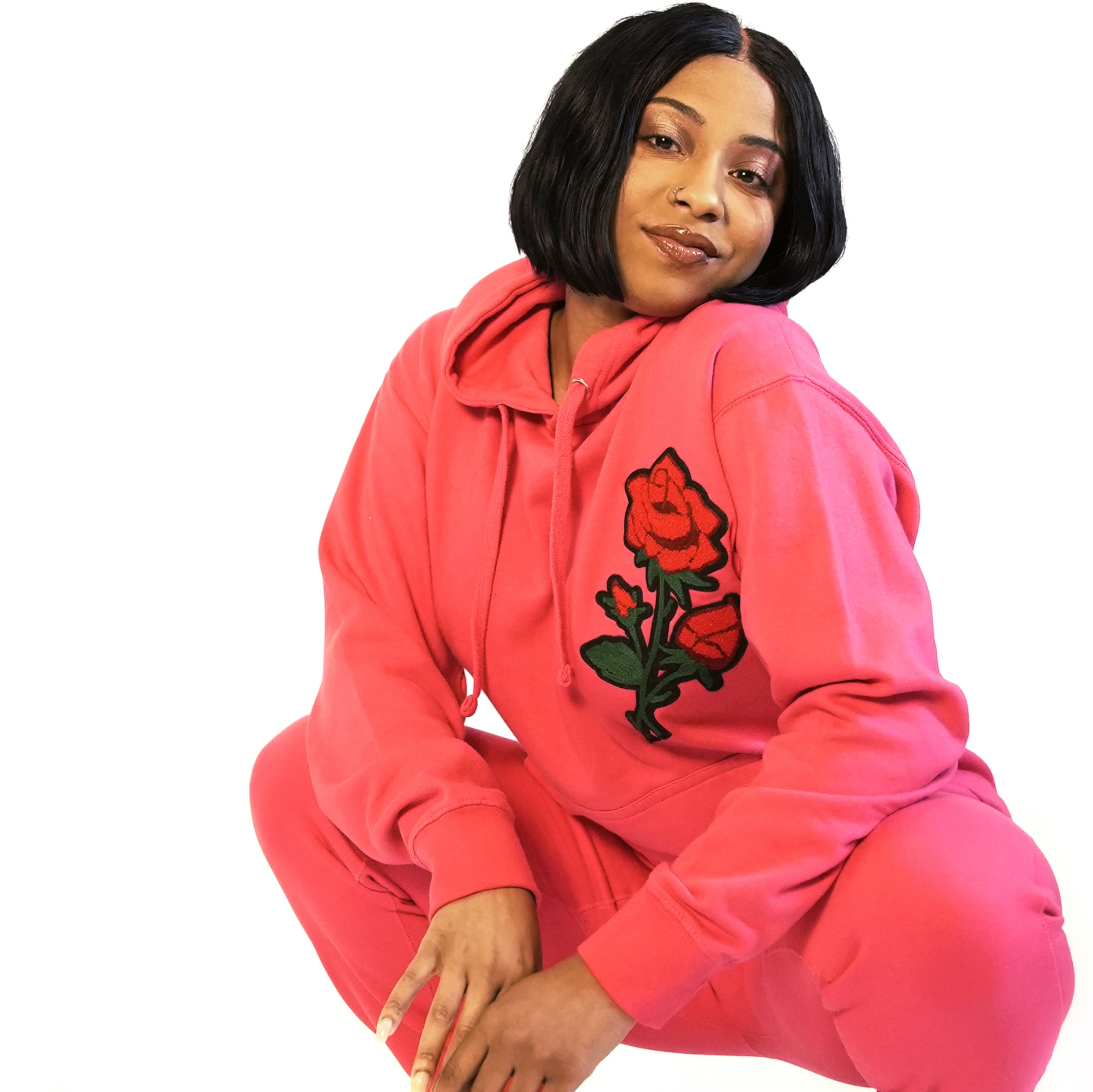 REBELLIOUS ONE Trendy Plus Size Loop Terry Hoodie 2X REBELLIOUS ONE Trendy Plus Size Loop Terry Hoodie 2X