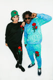 Multicolor Hooded Sweatsuit