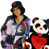 Women's Purple Hooded Sweatsuit
